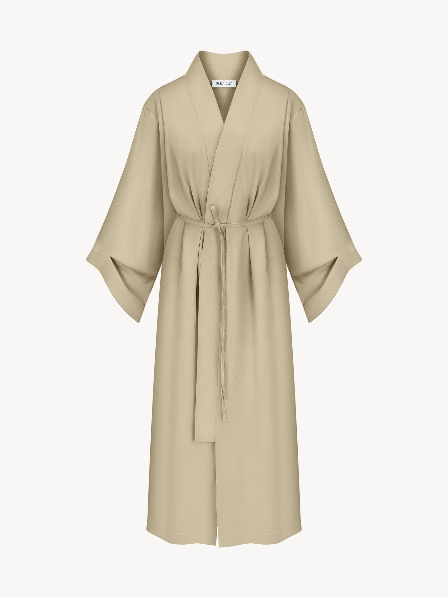 Eucalyptus kiss long kimono in beige