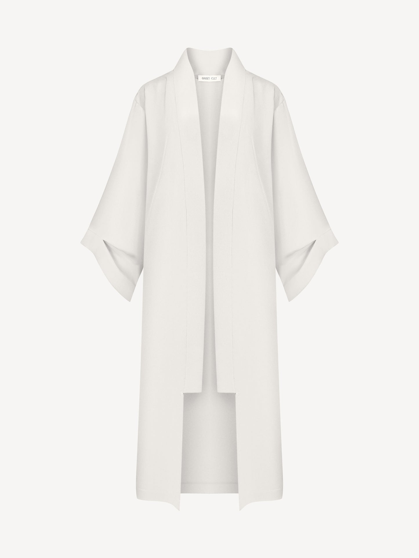 NOA EUCALYPTUS MAXI KIMONO IN PALE CELERY