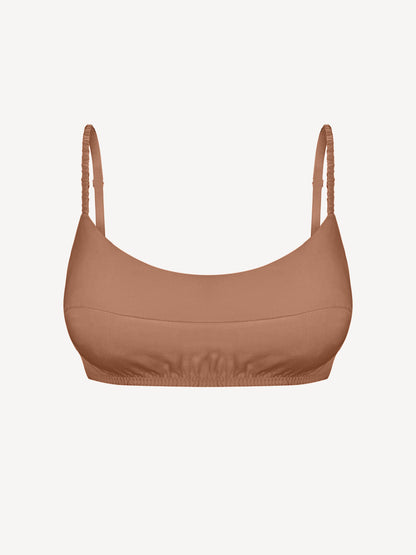 NAOMI EUCALYPTUS TOP IN TERRACOTTA