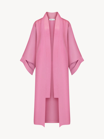 Eucalyptus kiss long kimono in pink