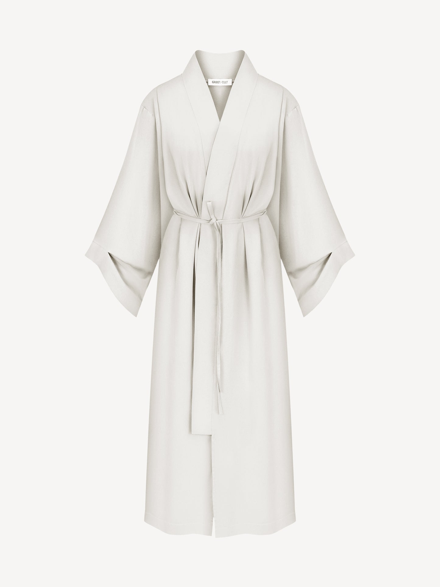 NOA EUCALYPTUS MAXI KIMONO IN PALE CELERY