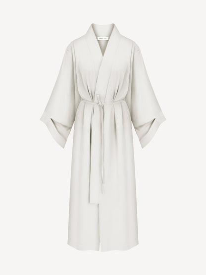 NOA EUCALYPTUS MAXI KIMONO IN PALE CELERY