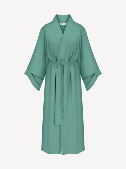 NOA EUCALYPTUS MAXI KIMONO IN SEA WAVE