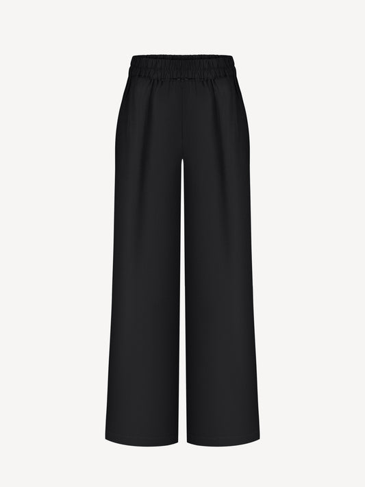 LUNA EUCALYPTUS PANTS IN BLACK