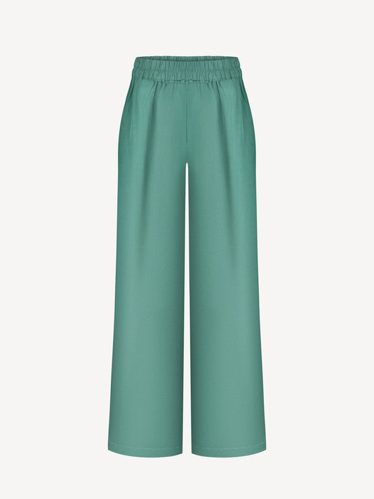 LUNA EUCALYPTUS PANTS IN SEA WAVE