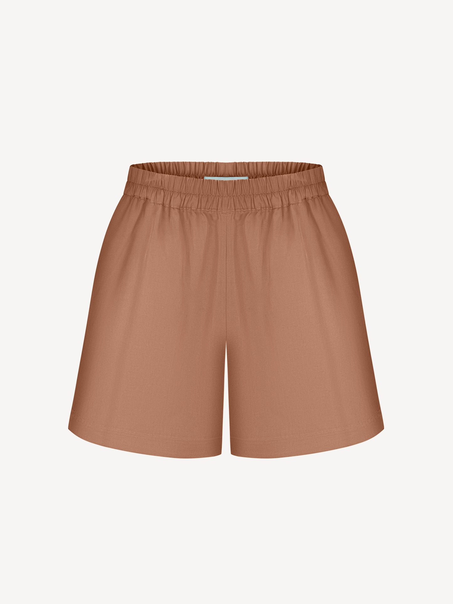 INES EUCALYPTUS SHORTS IN TERRACOTA