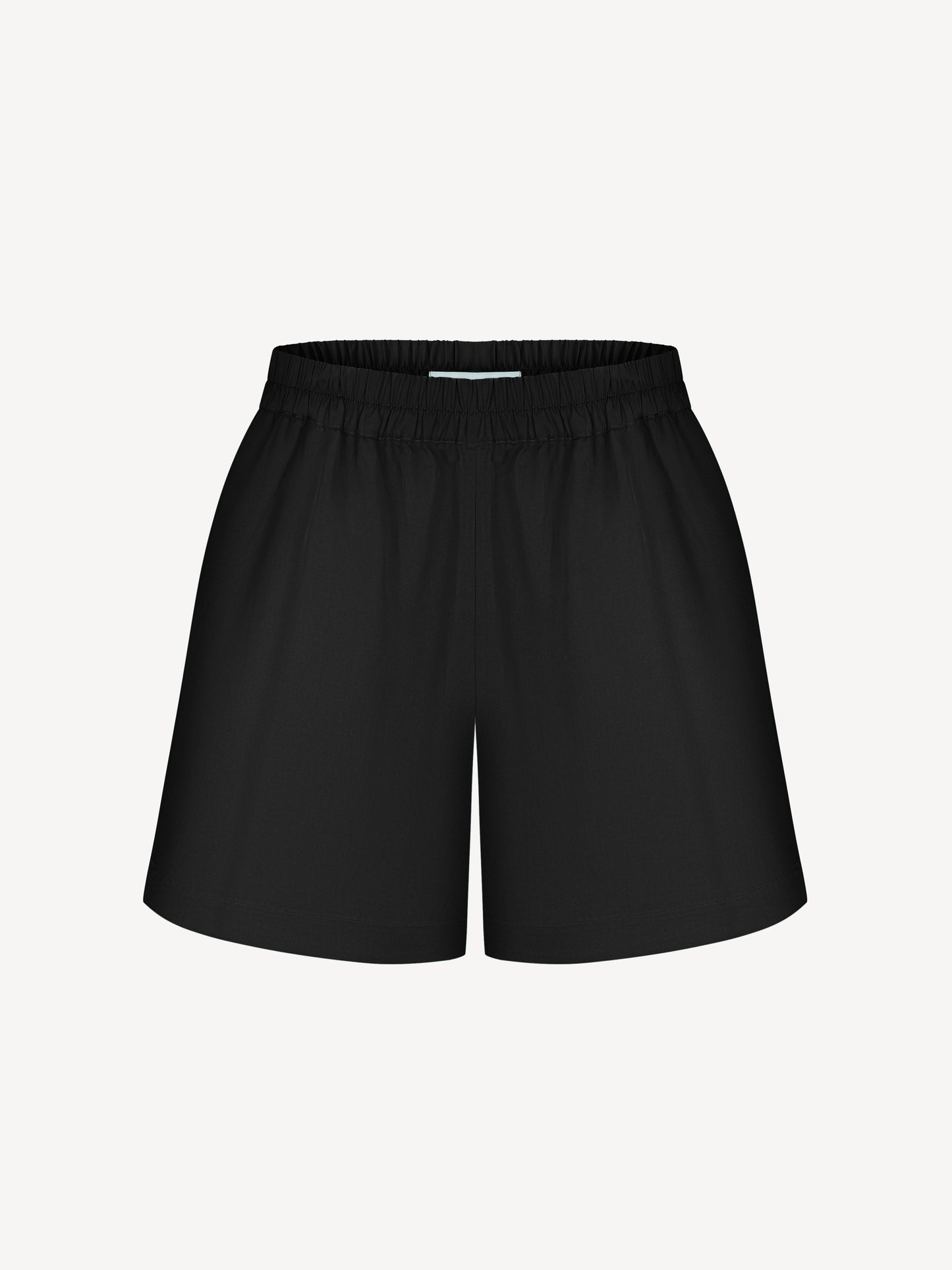 INES EUCALYPTUS SHORTS IN BLACK