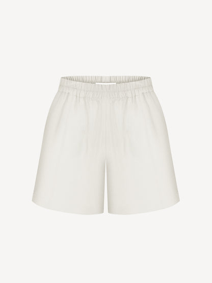 INES EUCALYPTUS SHORTS IN PALE CELERY