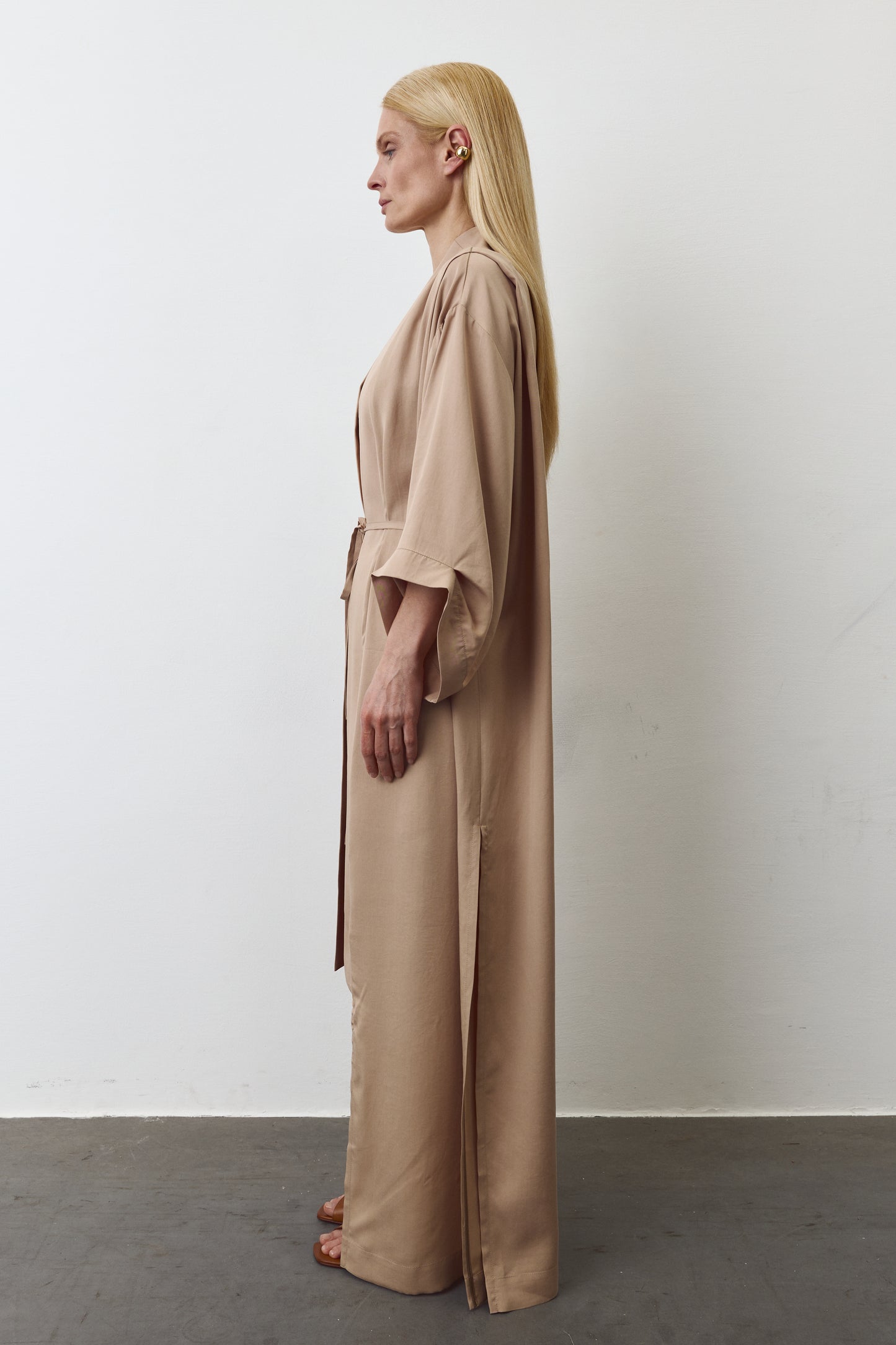 NOA EUCALYPTUS MAXI KIMONO IN NUDE
