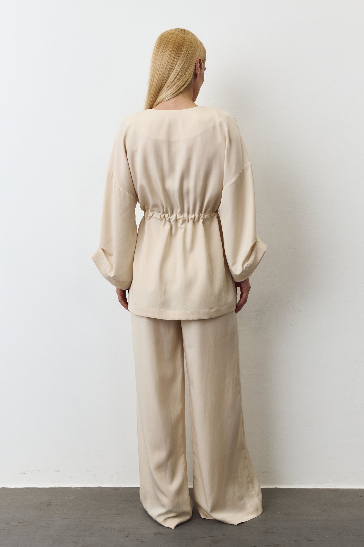 AYA EUCALYPTUS SET WITH PANTS IN PALE CELERY