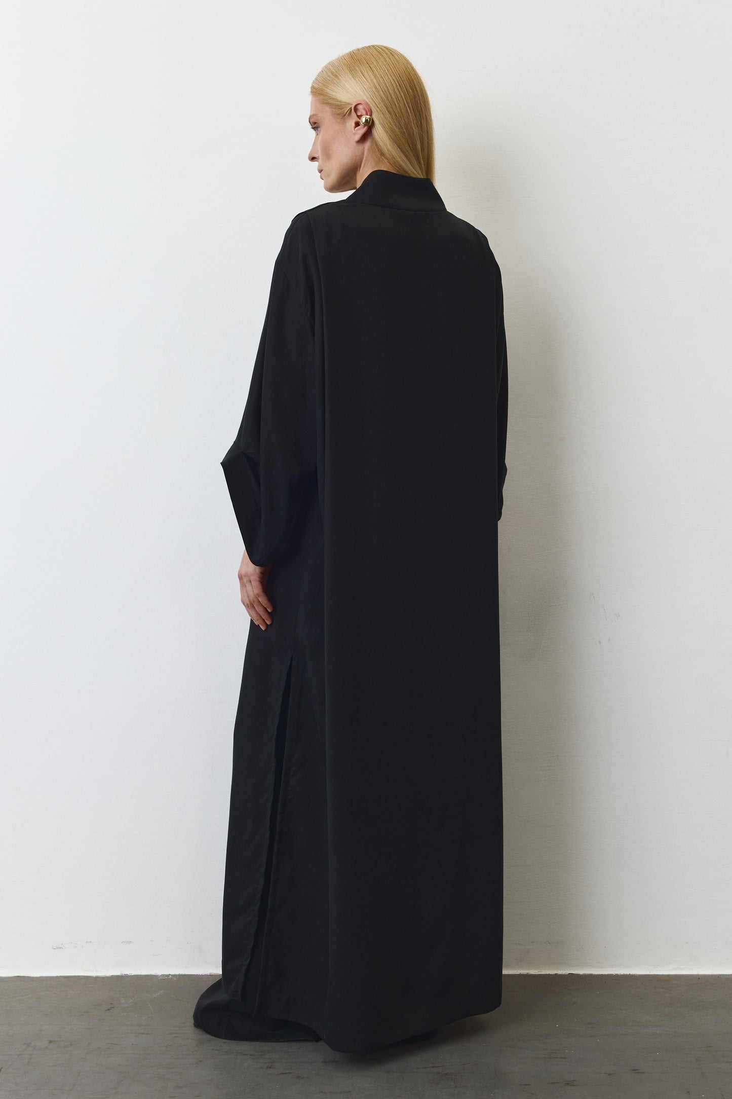 NOA EUCALYPTUS MAXI KIMONO IN BLACK