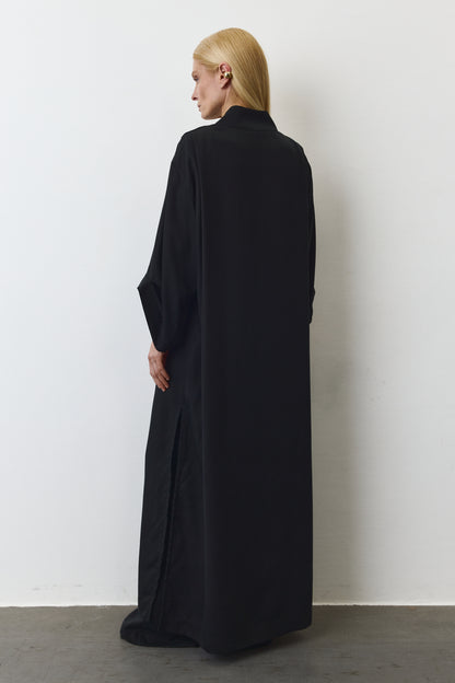 NOA EUCALYPTUS MAXI KIMONO IN BLACK